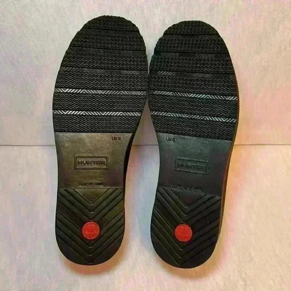 Hunter Play Mini Rainbow Print Womens Navy Clogs NWOT Rain Clogs Women’s Size 8 - Picture 9 of 11